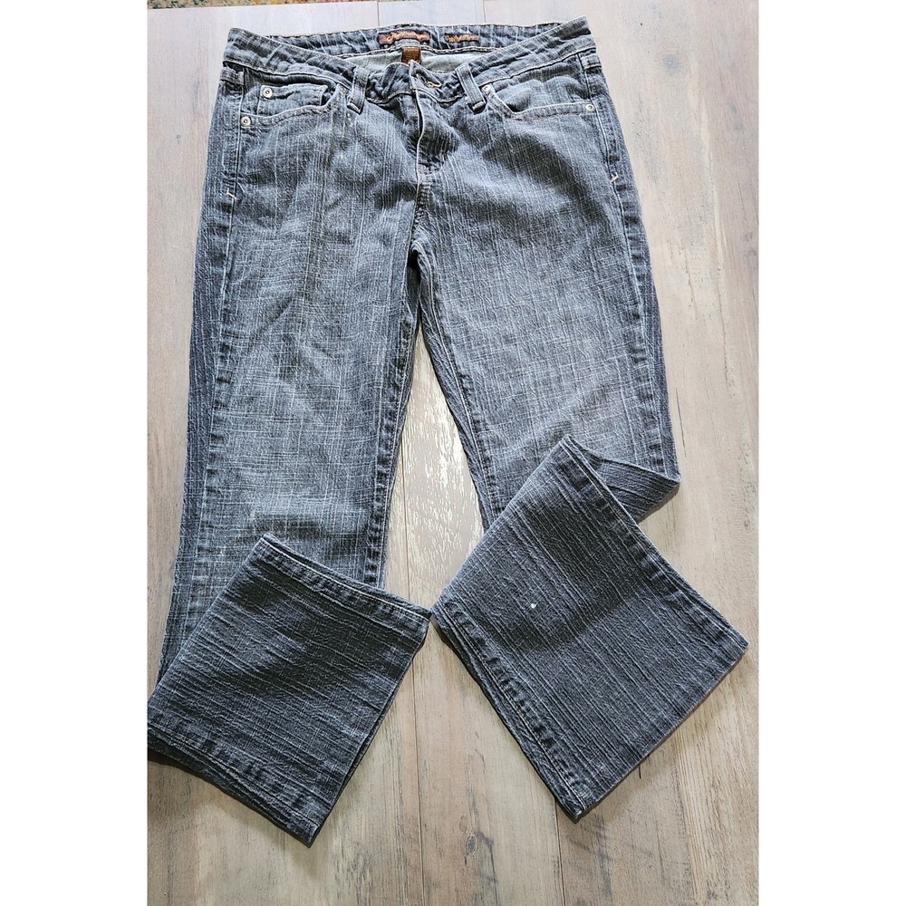 Aeropostale Vintage Y2K Medium Wash Stretch Flare Denim Blue Jeans Women Sz 5/6